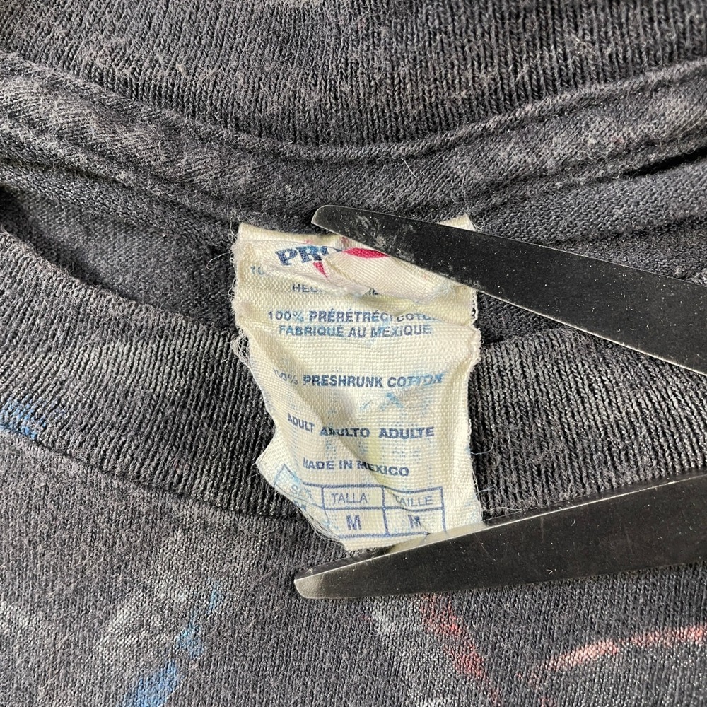 Vintage Dragon Skull Shirt Mens Medium Black Y2K 90s‎ Single Stitch Punk Grunge - Picture 2 of 8